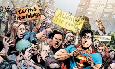 anti-Superman protest